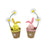 Assorted Easter Bunny in Daisy Pot Decoration - Everything Party