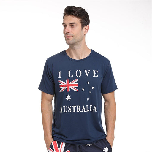 Australia Flag Men's Aussie T-Shirt - Everything Party