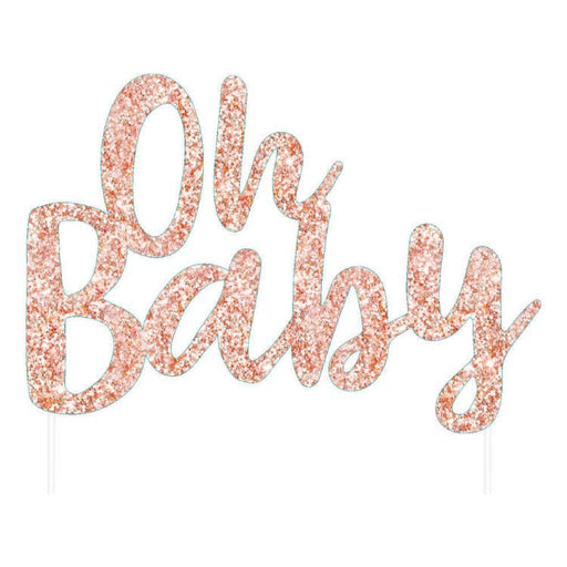 Baby Shower Cake Topper - Oh Baby - Everything Party