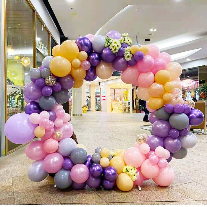 Balloon Garland on 1.5m Metal Circle Display Stand - Everything Party