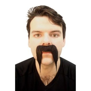 Barber Shop Biker Moustache - Black - Everything Party