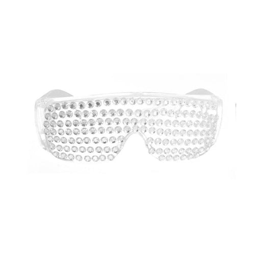 Bedazzled Diamante Fancy Party Glasses - Silver - Everything Party