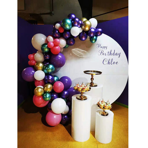 Birthday Balloon Garland with 2m Circle Backdrop - Everything Party