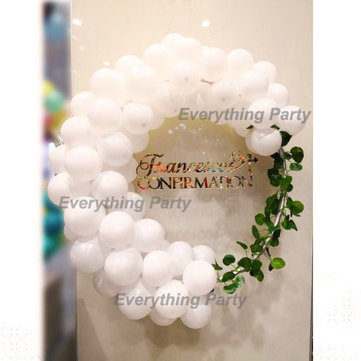 Birthday Balloon Wreath with Name - Everything Party