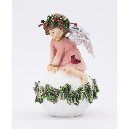 Ceramic Christmas Angel Decoration with LED Lights - Everything Party