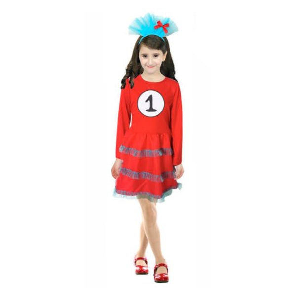 Children Dr. Seuss Thing 1 Girl Costume - Everything Party
