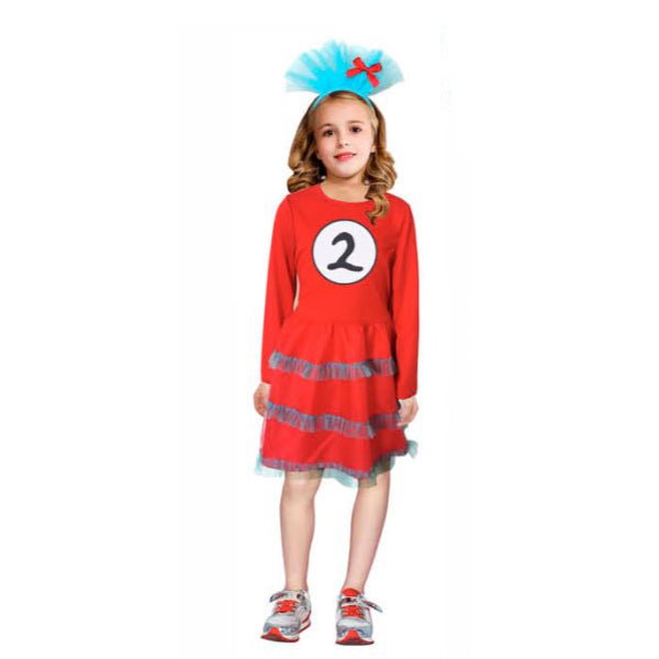 Children Dr. Seuss Thing 2 Girl Costume - Everything Party