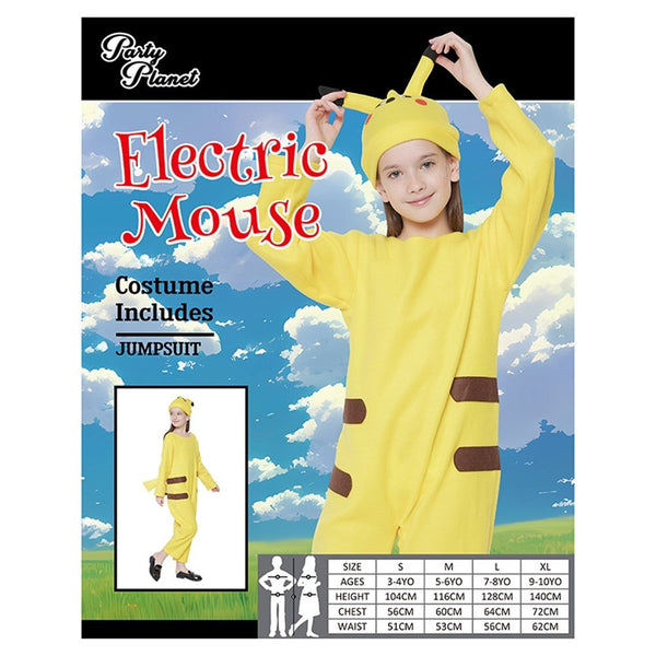 Children Electric Mouse Pikachu Costume - Everything Party
