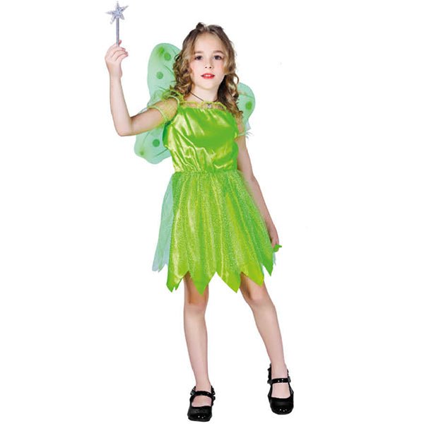 Children Green Fairy Tinkerbell Costume - Everything Party