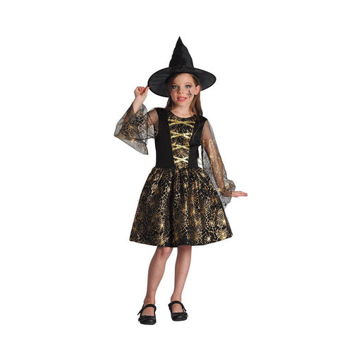 Children Halloween Gold Witch Costume - Everything Party