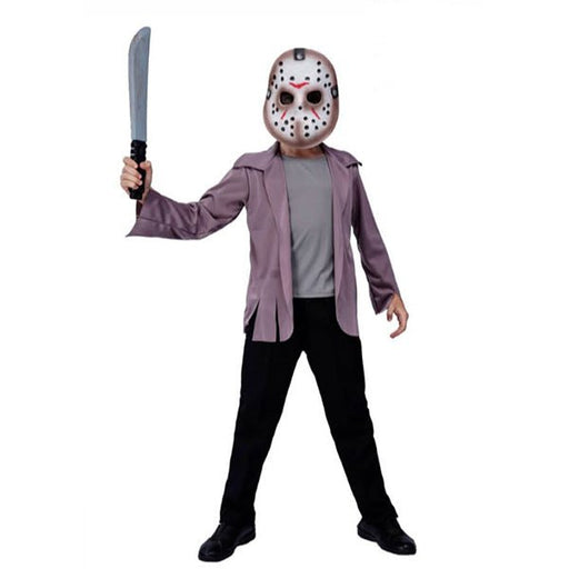 Children Halloween Jason Voorhees Sytle Killer Boy Costume - Everything Party