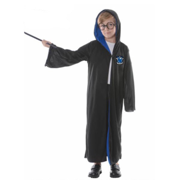 Children Harry Potter Style Wizard Costume - Blue - Everything Party