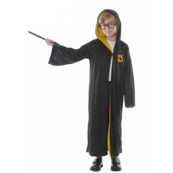 Children Harry Potter Style Wizard Costume - Yellow - Everything Party
