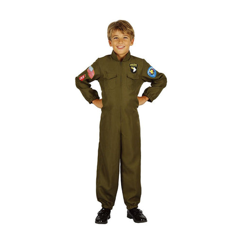 Children Top Gun Combat Pilot Boy Costume - Everything Party