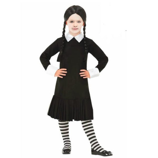 Children Wednesday Addams Family Style Girl Costume - Everything Party
