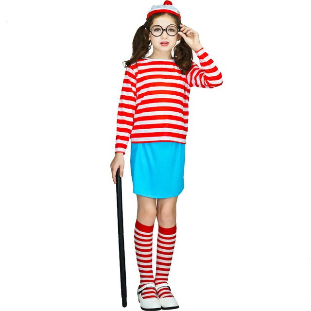 Children Where's Wally Girl Costume - Everything Party
