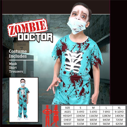 Children Zombie Doctor Boy Costume - Everything Party