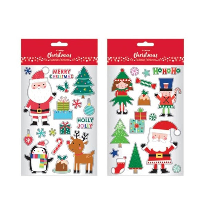Christmas Bubble Stickers - Everything Party