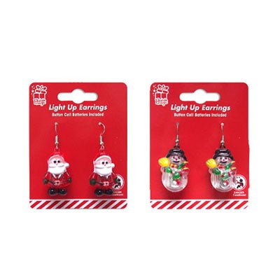 Christmas Flashing Earrings - Everything Party
