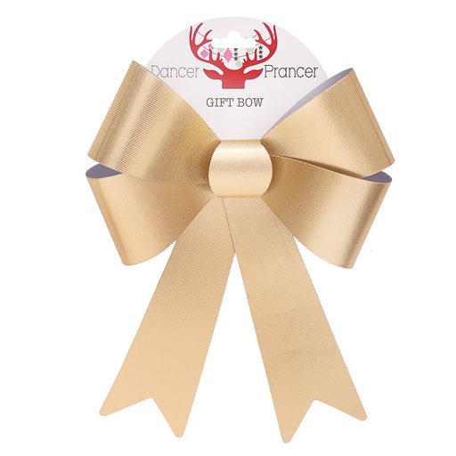 Christmas Gift Bow Gold - 28cm - Everything Party