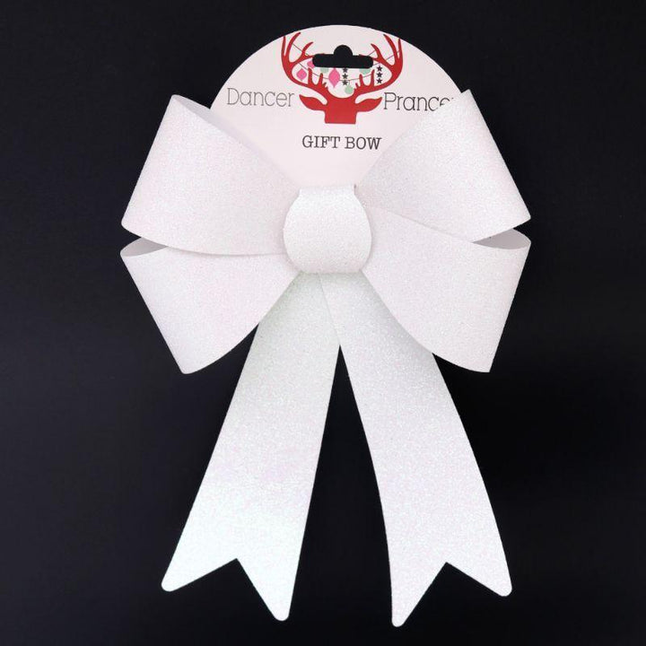 Christmas Gift Bow White - 28cm - Everything Party