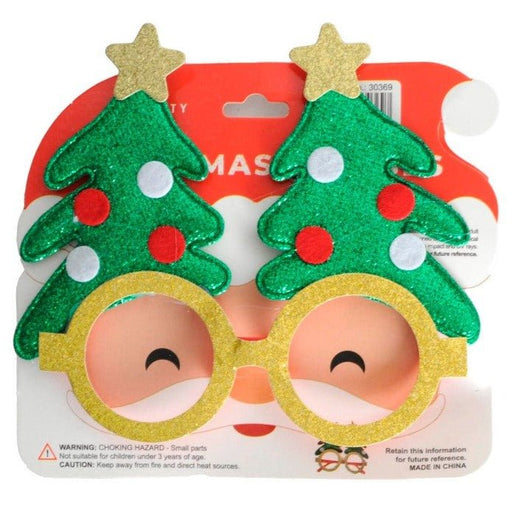 Christmas Glasses Double Christmas Tree - Everything Party