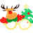 Christmas Glasses with Christmas Tree and Reindeer - Everything Party