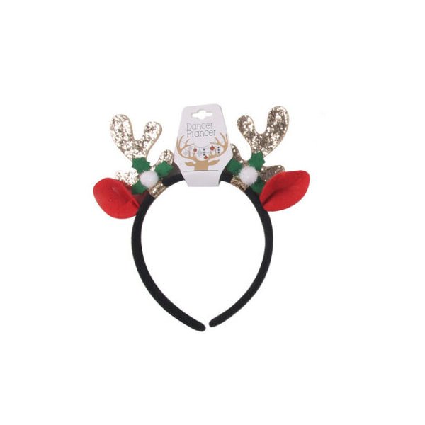 Christmas Glitter Reindeer Antlers Headband - Everything Party