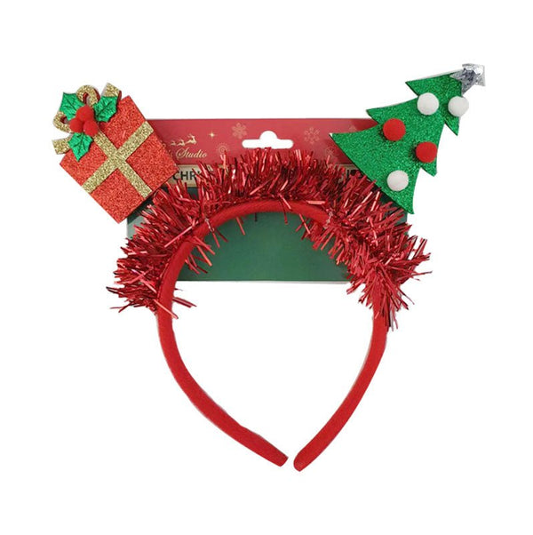 Christmas Headband with Gift Box and Christmas Tree - Everything Party