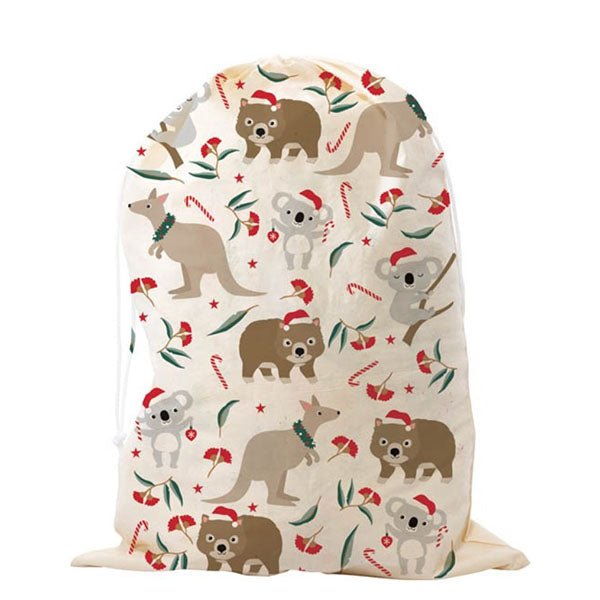 Christmas Jumbo Gift Sack Australiana - Everything Party