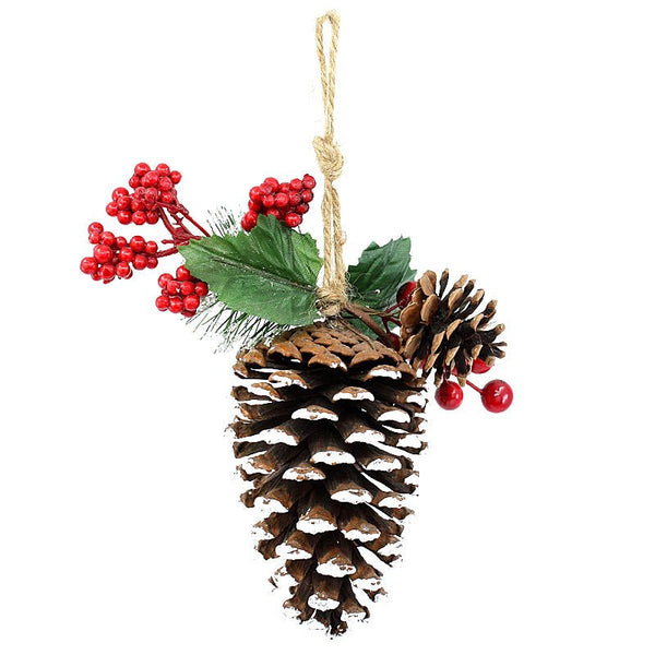 Christmas Large Hanging Pine Cone Ornament - Everything Party