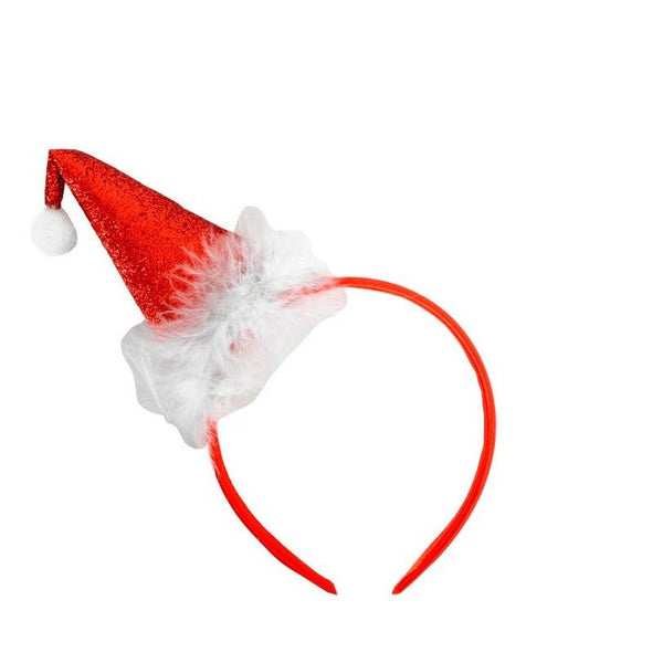 Christmas Mini Glitter Santa Hat Headband - Everything Party