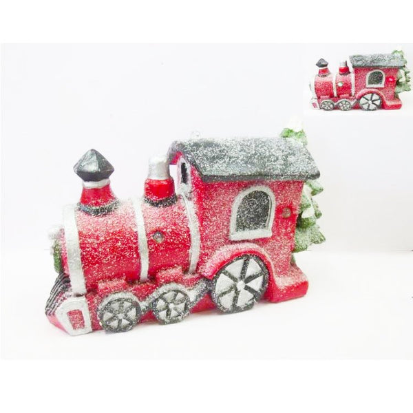 Christmas Musical Ceramic Train with LED Light - Everything Party