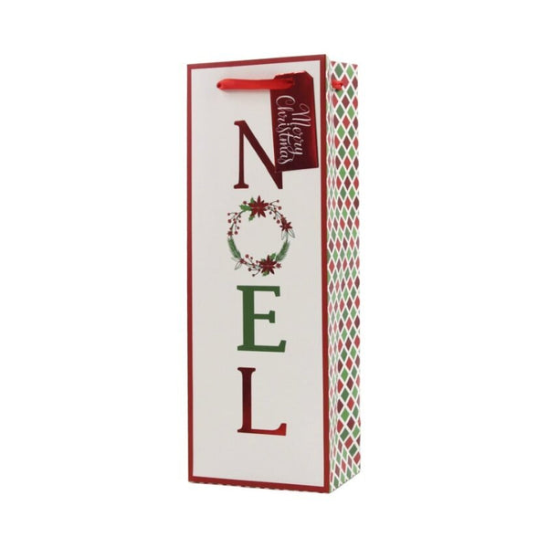 Christmas Noel White Wine Bag Bottle Bag - Everything Party