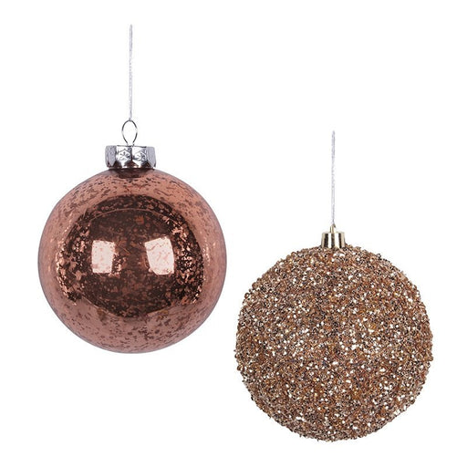 Christmas Ornament Champagne Bauble 10cm Tree Decoration - Everything Party