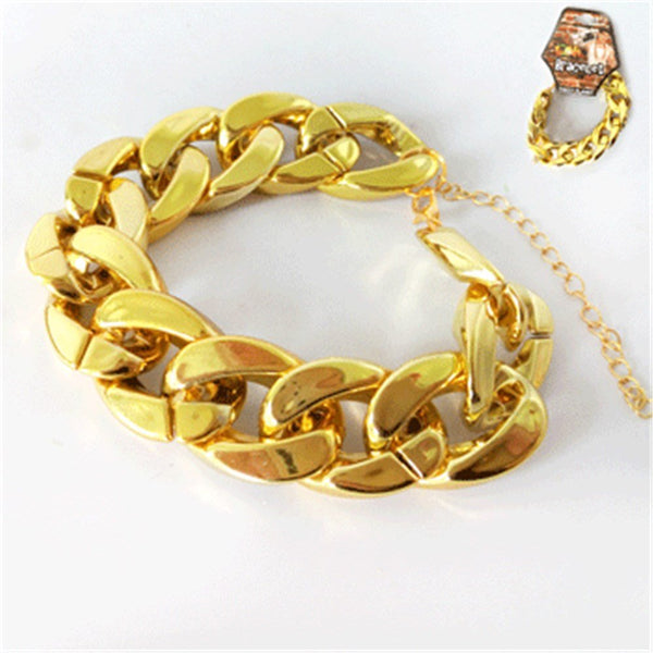 Chunky Gold Chain Bracelet - Everything Party
