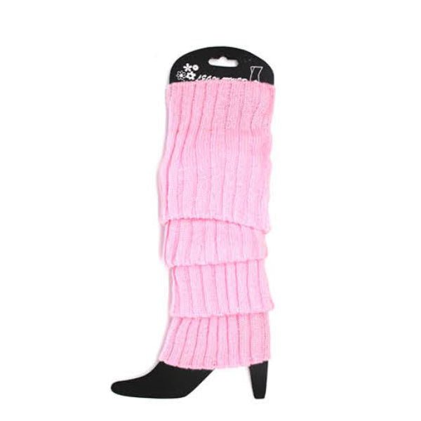 Chunky Knit Leg Warmers - Light Pink - Everything Party