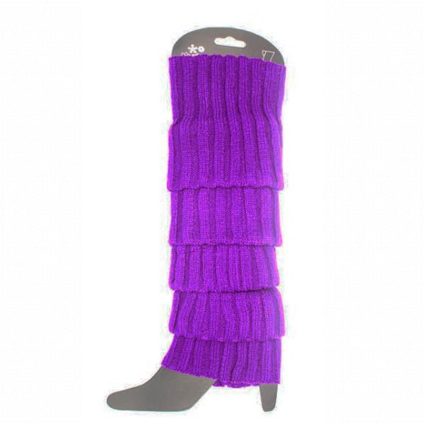 Chunky Knit Warmers - Purple - Everything Party
