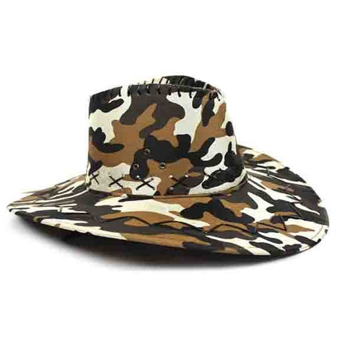 Cowboy Hat - Camouflage Brown - Everything Party