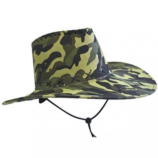 Cowboy Hat - Camouflage Green - Everything Party
