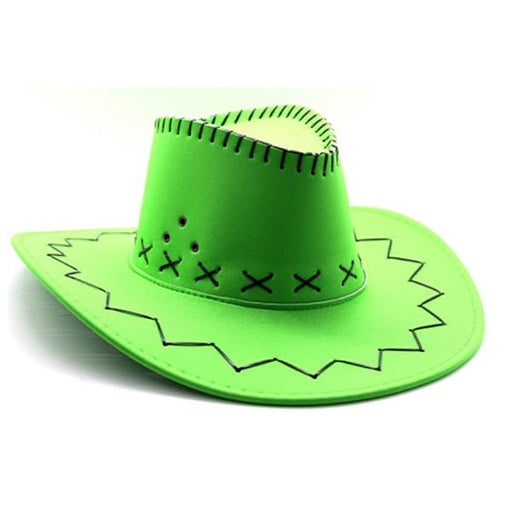 Cowboy/Cowgirl Hat - Fluro Green - Everything Party