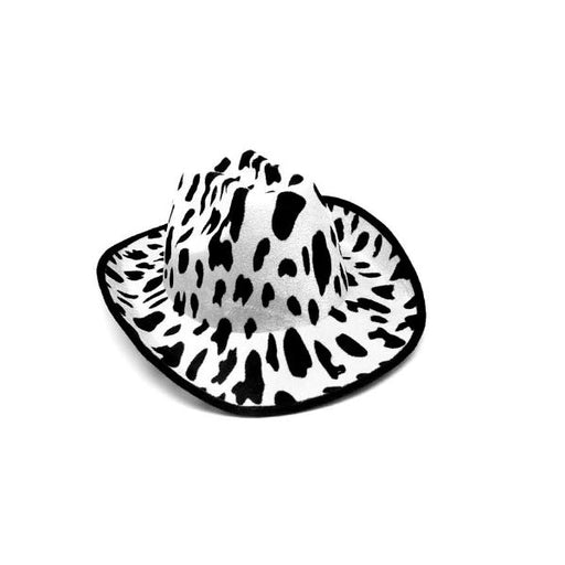 Cowboy/Cowgirl Hat with Animal Print - Milk Cow - Everything Party