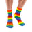 Crew Socks - Rainbow Stripe - Everything Party
