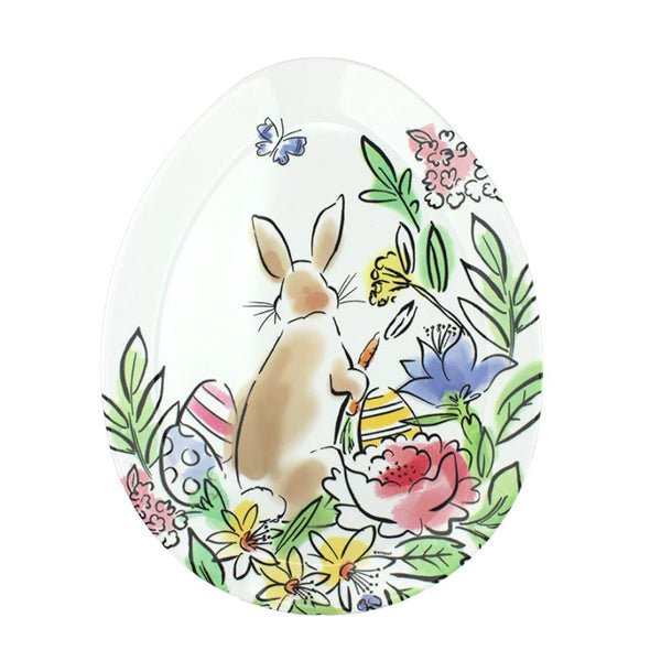 Dainty Easter Eggs Plastic Serving Platter - Everything Party