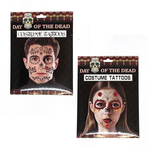 Day of the Dead Face Tattoo - Everything Party
