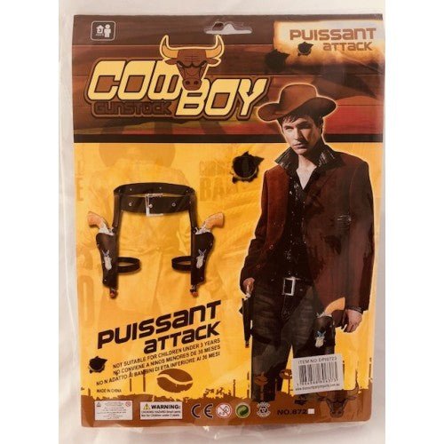 Deluxe Adjustable Cowboy Gun Holster & Gun - Everything Party