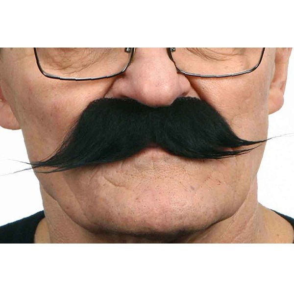 Deluxe Black Mo Costume Moustache - Everything Party