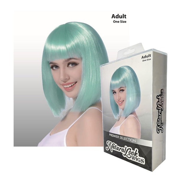 Deluxe Crazy Horse Style Turquorise Bob Wig - Everything Party