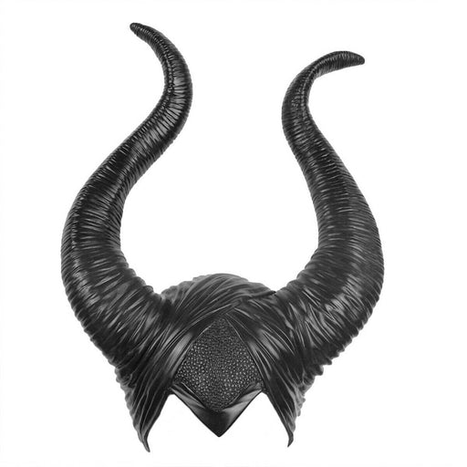 Deluxe Evil Queen Latex Maleficent Horns Headdress - Everything Party