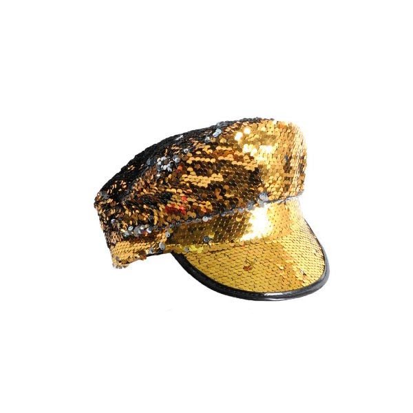 Deluxe Sequin Cap - Gold - Everything Party